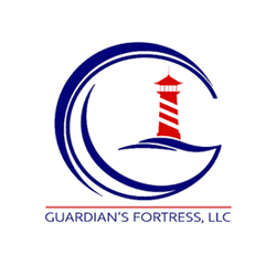 A logo of guardian 's fortress, llc